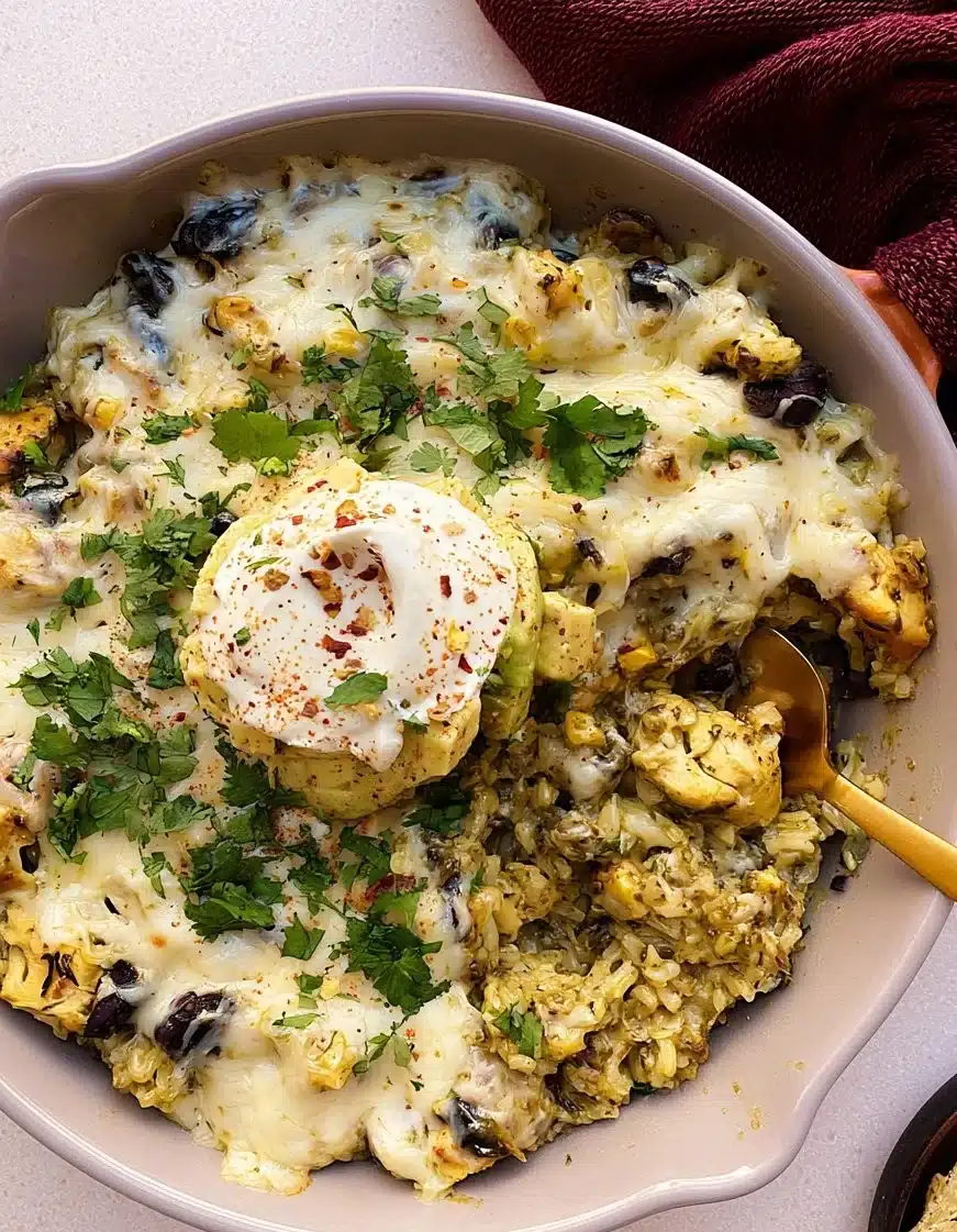 Salsa Verde Chicken and Rice