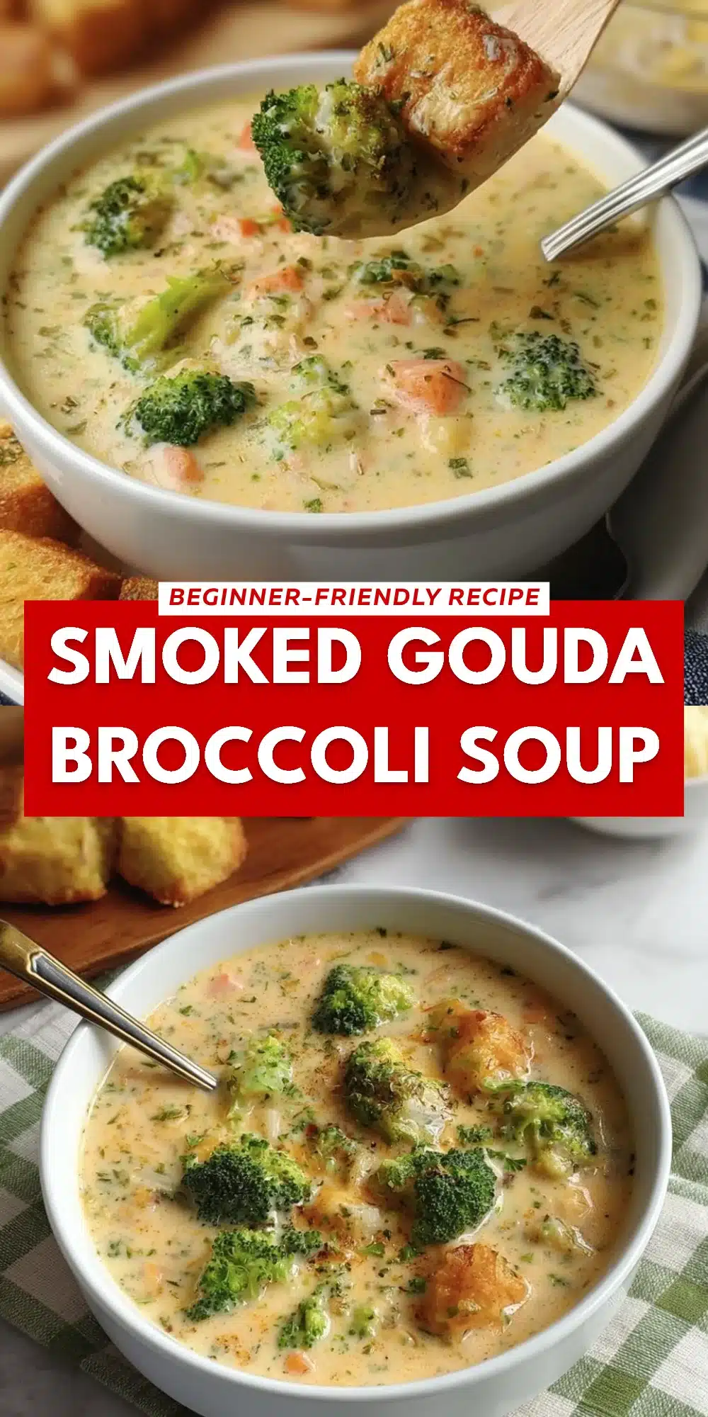 Smoked Gouda Broccoli Soup