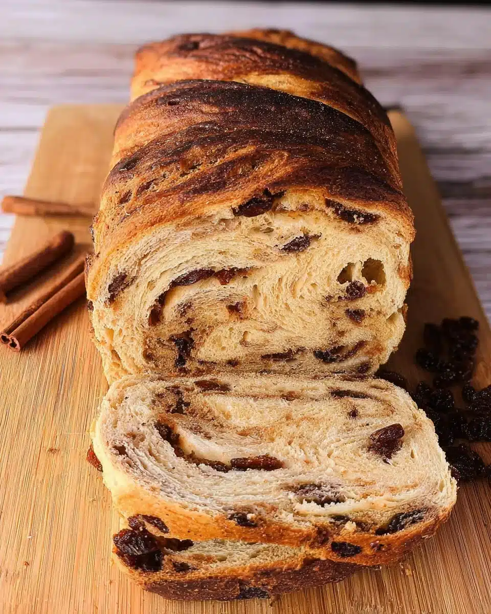 Sourdough Cinnamon Raisin Bread