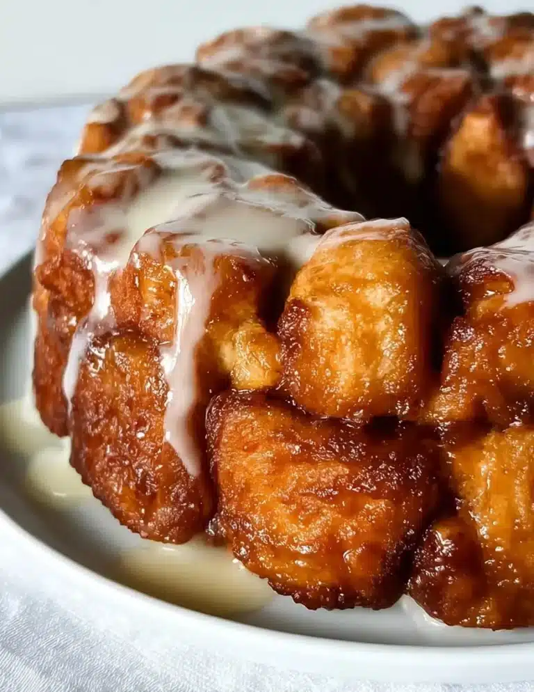 Delicious sourdough monkey bread fresh out of the oven.