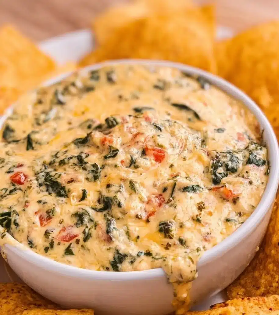 Spinach Queso Dip