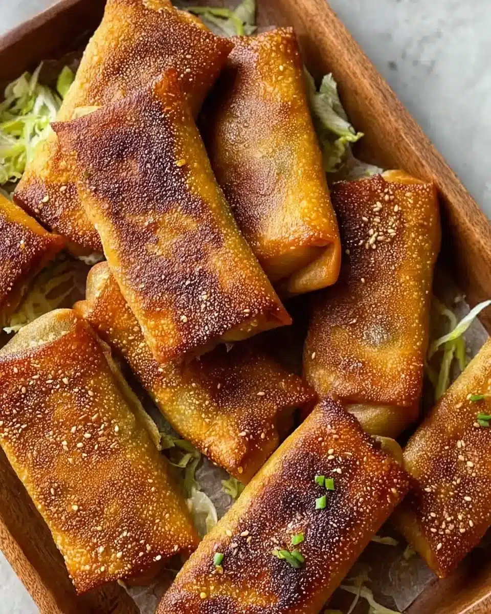 Teriyaki Chicken Egg Rolls