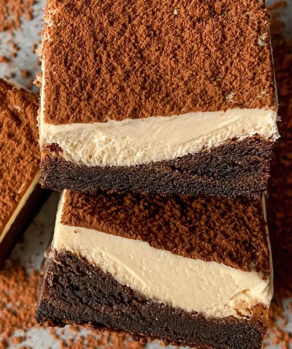 Tiramisu Brownies