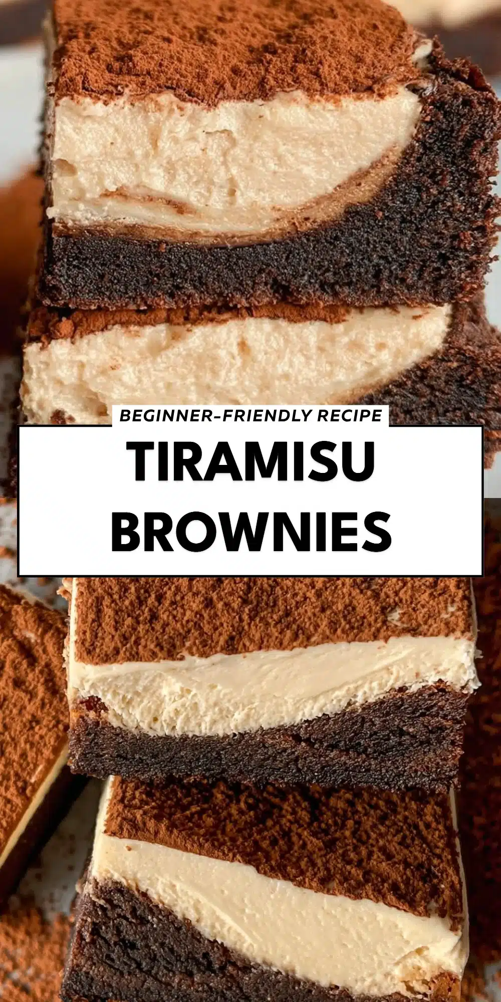 Tiramisu Brownies