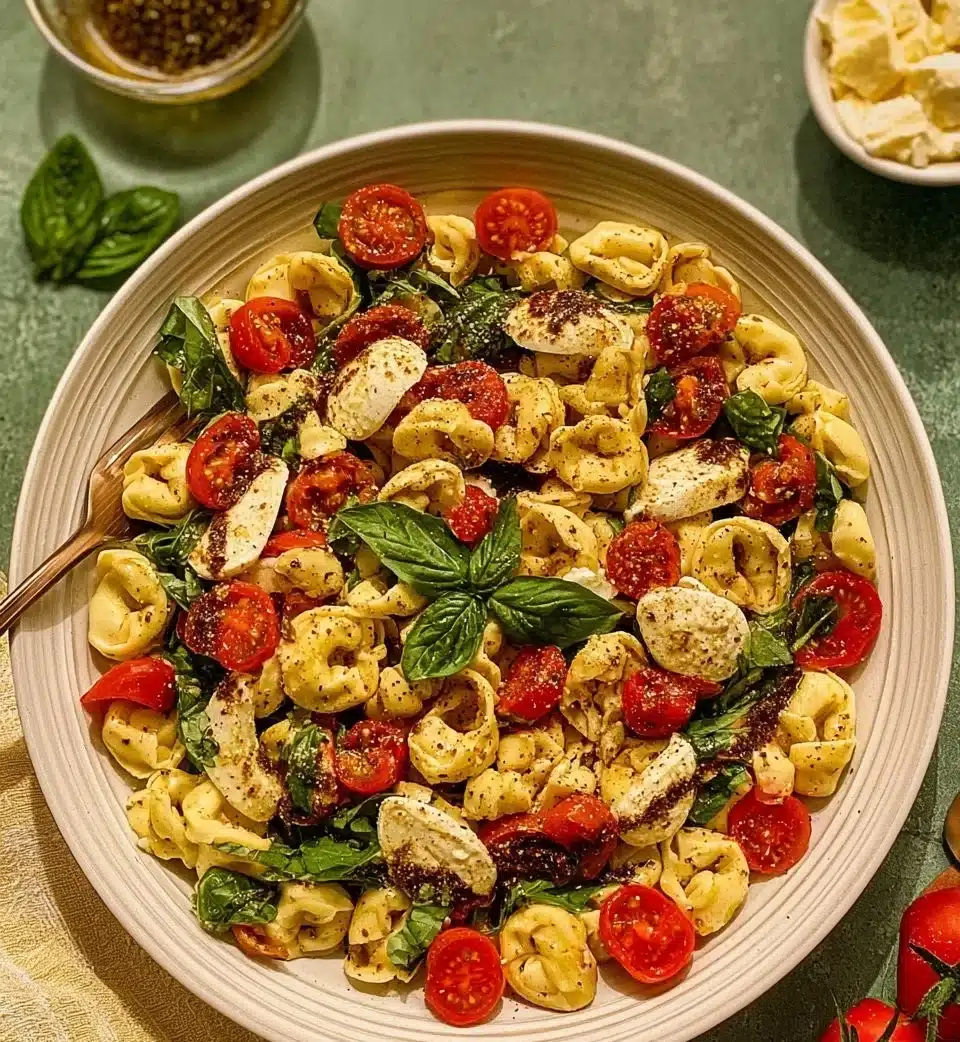 Tortellini Caprese Salad