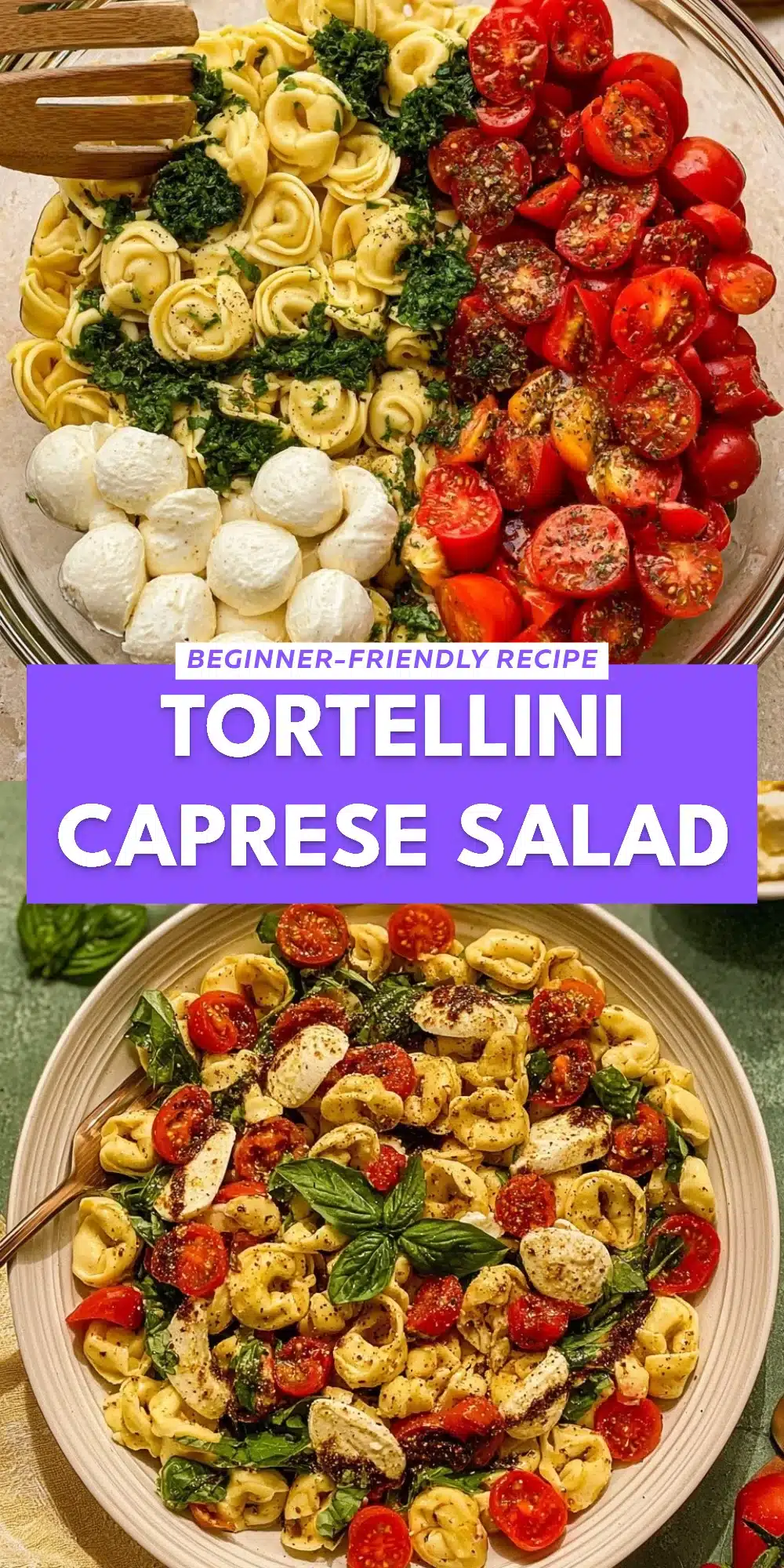 Tortellini Caprese Salad