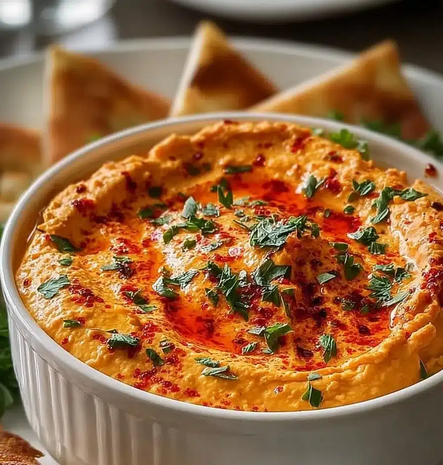 White Bean and Roasted Red Pepper Dip