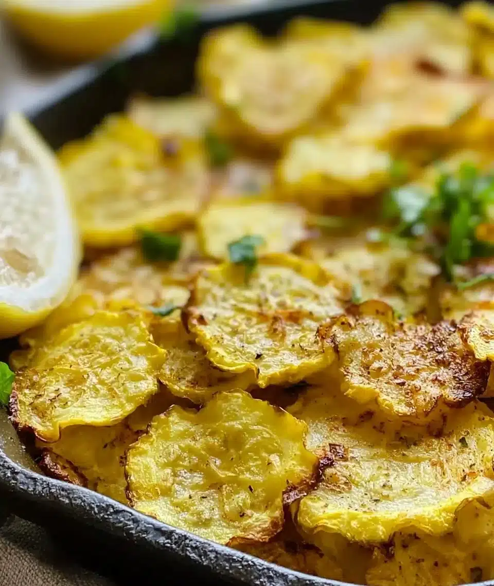 Yellow Squash Chips