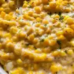 Delicious bowl of homemade creamed corn served as a side dish