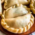Homemade empanada dough ready for filling and baking