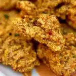 Deliciously crispy fried chicken served with sides