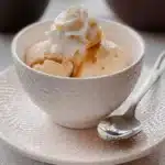 Delicious frozen custard served with toppings in a bowl