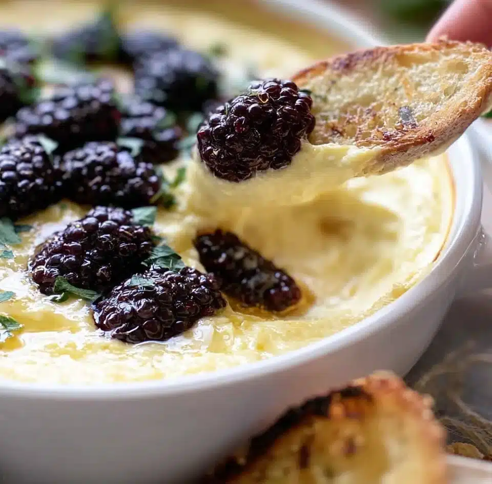Creamy Lemon Ricotta Dip served with fresh vegetables and crackers