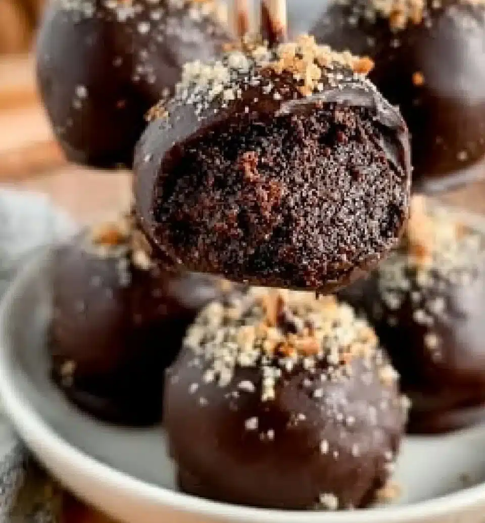 Delicious Almond Flour Cake Pops topped with colorful sprinkles