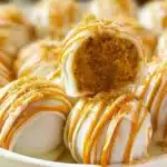 Delicious pumpkin cake pops decorated for fall celebrations