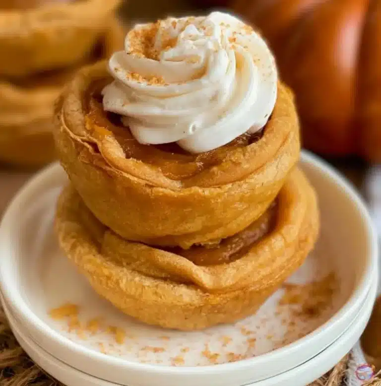 Homemade pumpkin pies baked to perfection