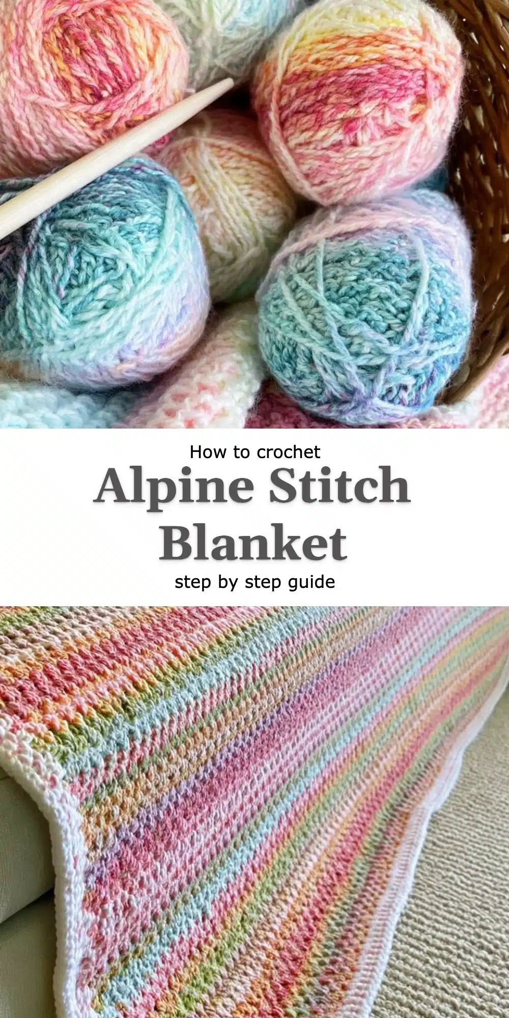 Alpine Stitch Blanket