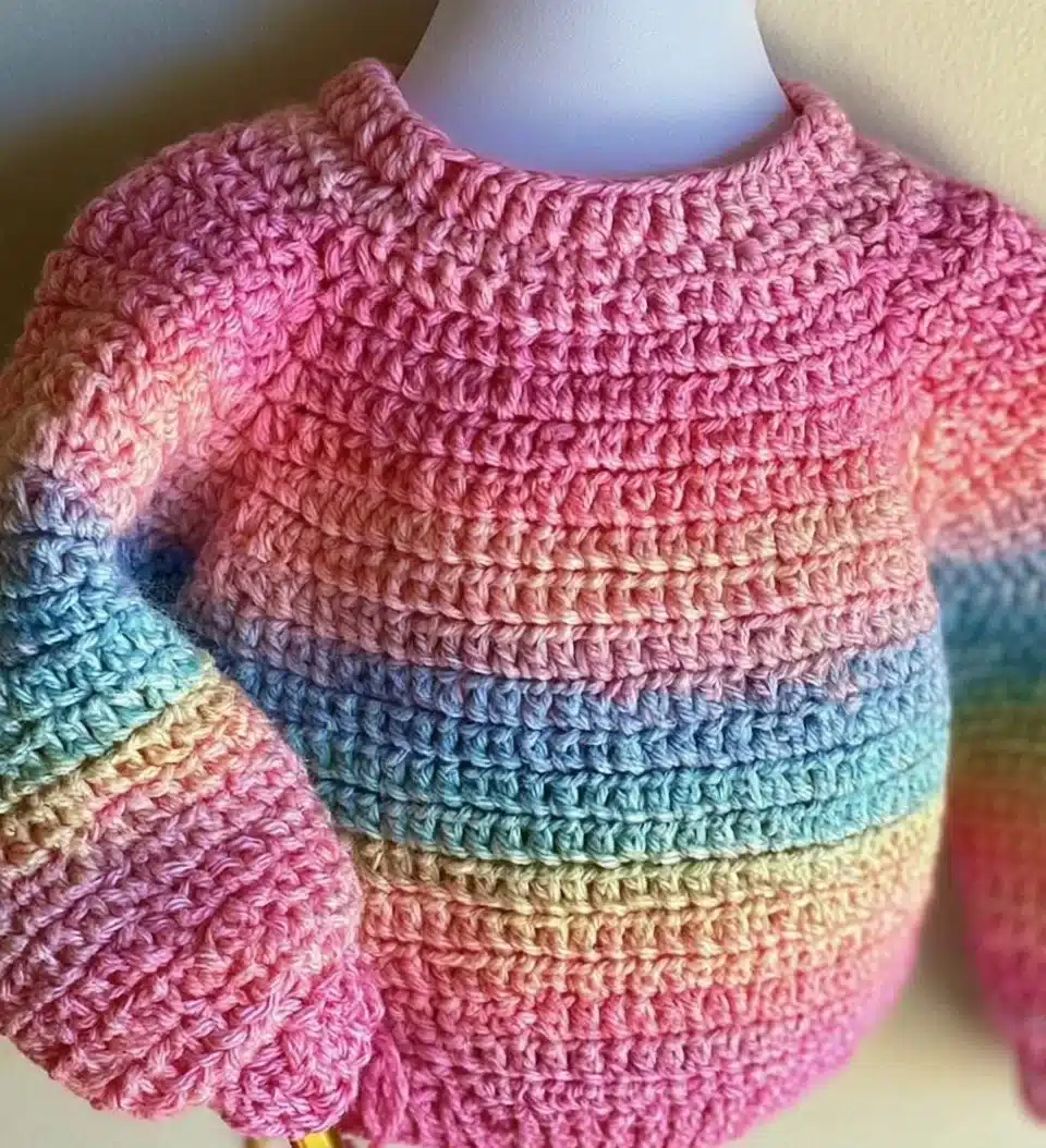 Easy Crochet Children's Pullover