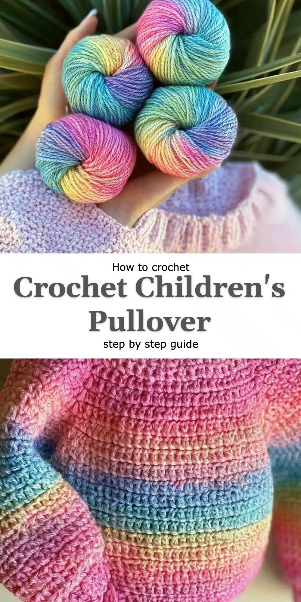 Crochet Children's Pullover