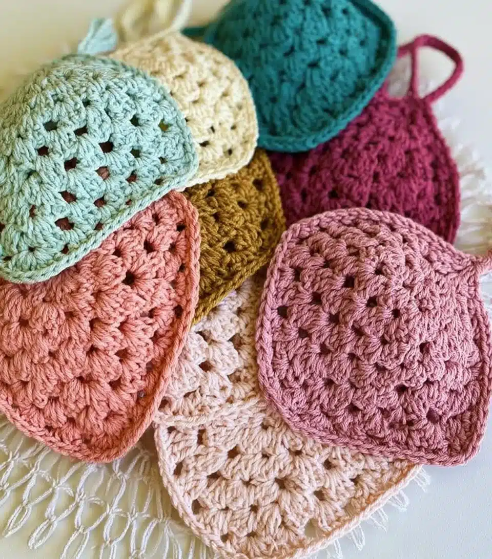 Wallflower Granny Stitch Hat