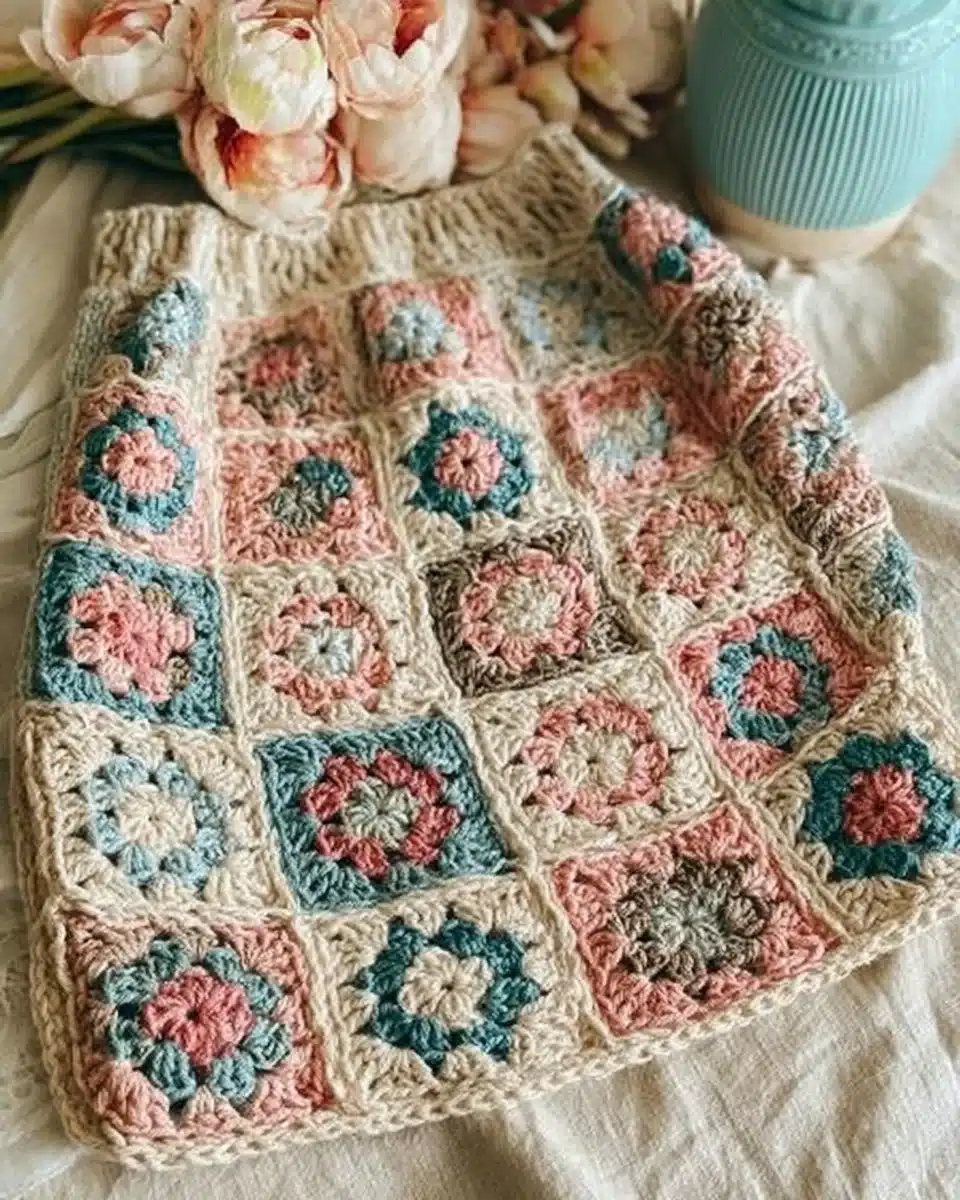 Granny Style Skirt Crochet Pattern