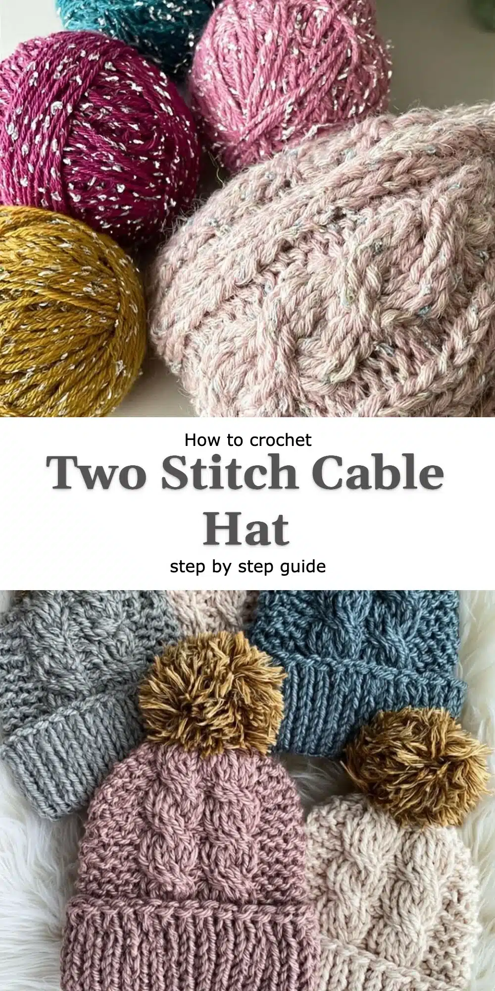 Two Stitch Cable Hat