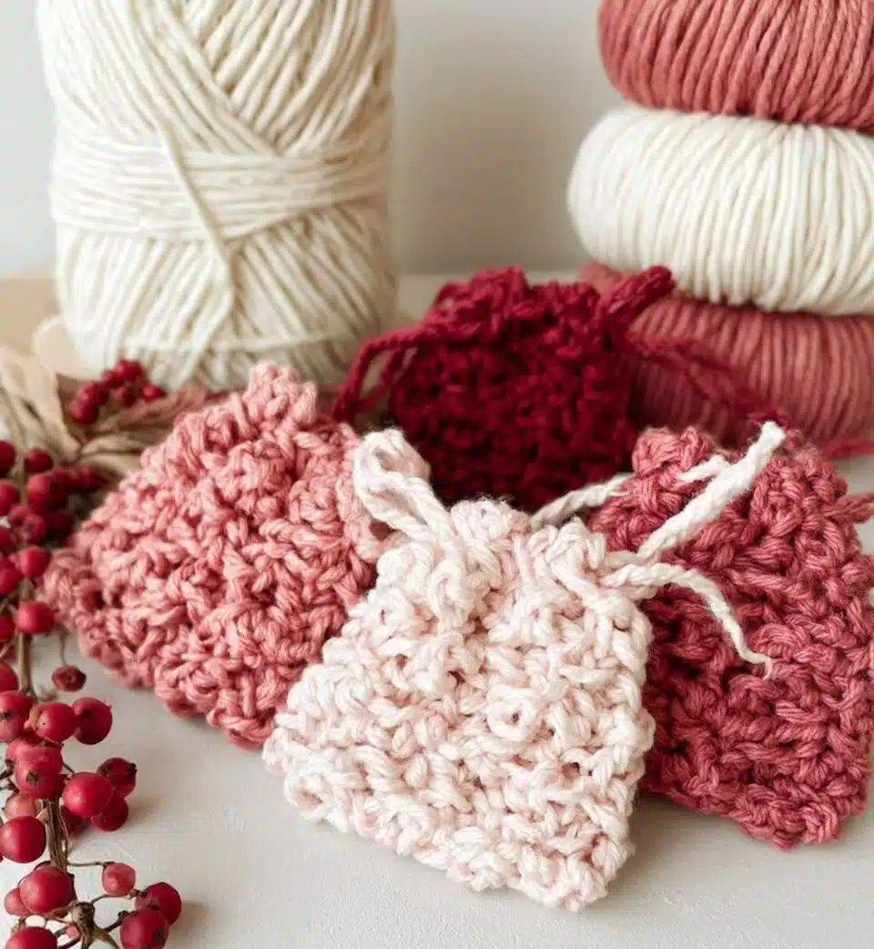 Winterberry Soap Saver Crochet Pattern